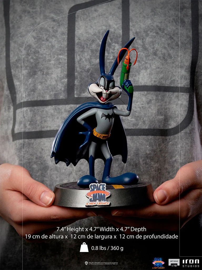 Iron Studios Space Jam A New Legacy Batman Bugs Bunny Art Scale 1:10 Scale Statue